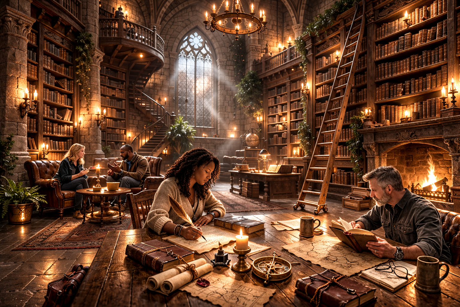 A study table prepared for reflection, planning, and stable leadership in the home