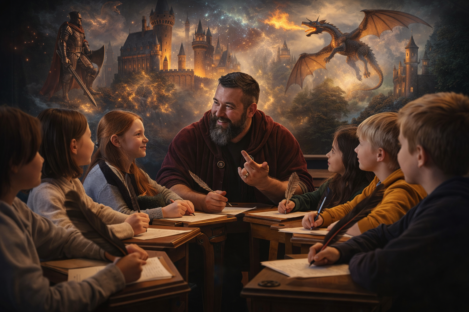 The Glimmerglass Writer’s Guild emblem